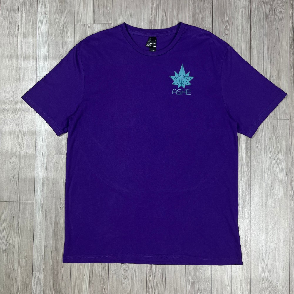 Size L - District Perfect Weight Brand - Ashe Marques Wyatt Vintage T-Shirt (LxW: 29x21 in)
