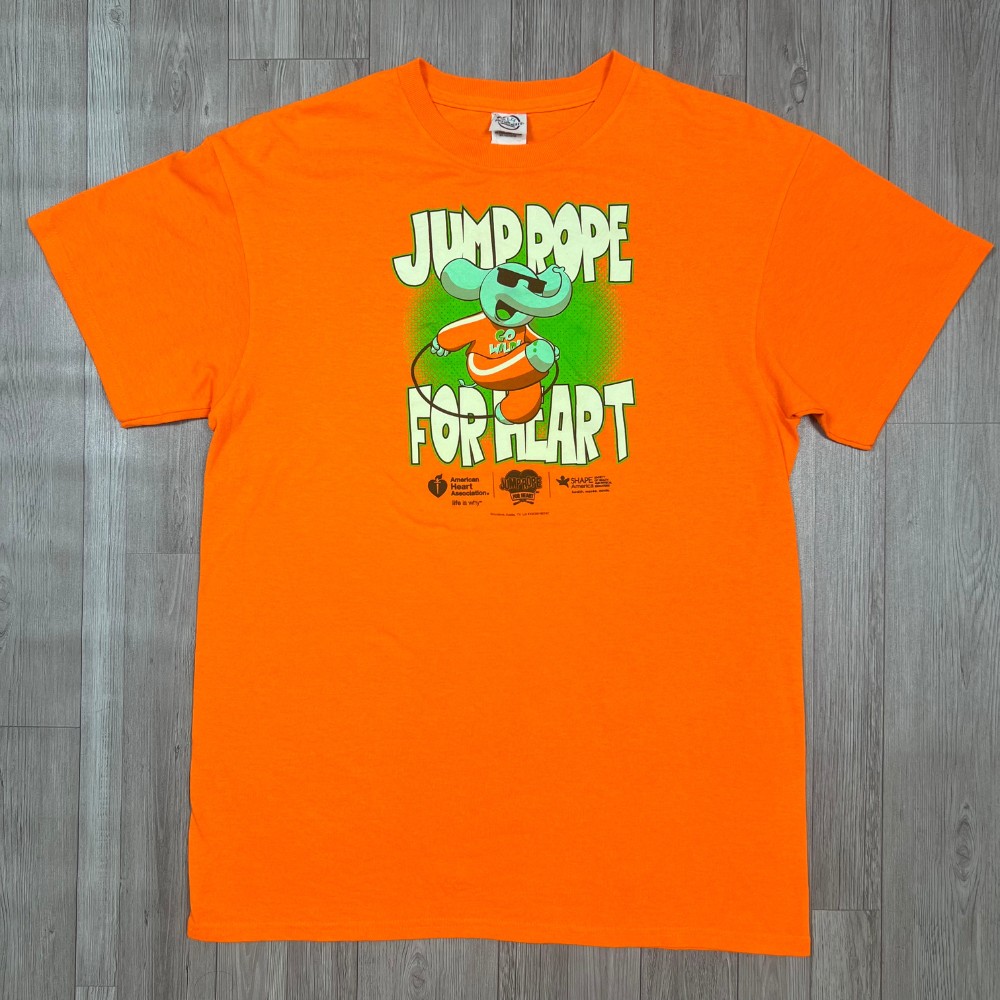 Size M - Delta Pro Weight Brand - Jump Rope For Heart Vintage T-Shirt (LxW: 28 in x 20 in)