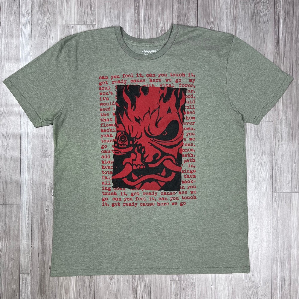 Size XL - CyberPunk Brand Vintage T-Shirt (LxW: 30x24 in)